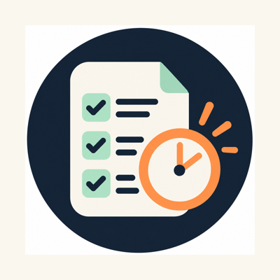 The Admin Minute checklist icon